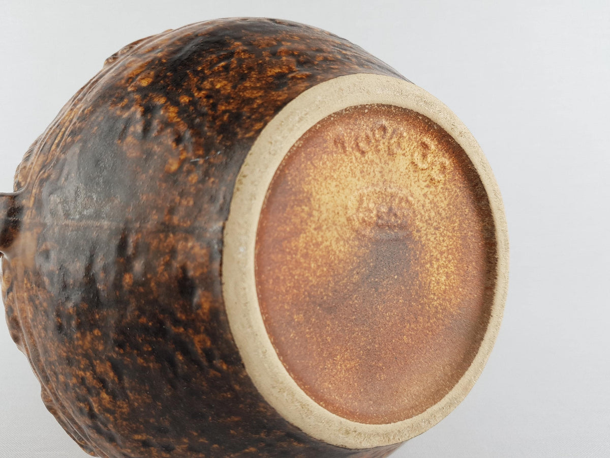 Vintage JASBA KERAMIK Caramel Brown Vase | "Mexico" Decor 1968 | Model 1096-30