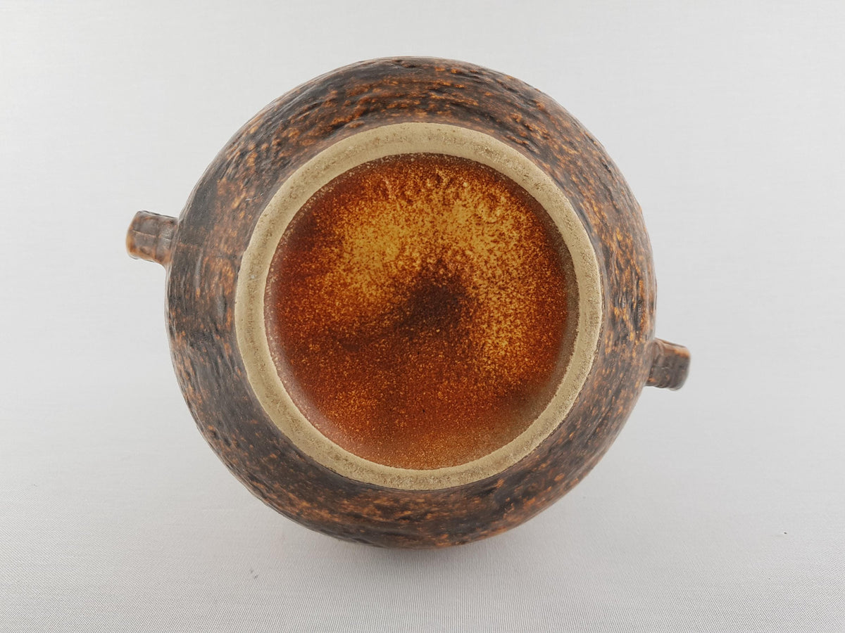 Vintage JASBA KERAMIK Caramel Brown Vase | "Mexico" Decor 1968 | Model 1096-30