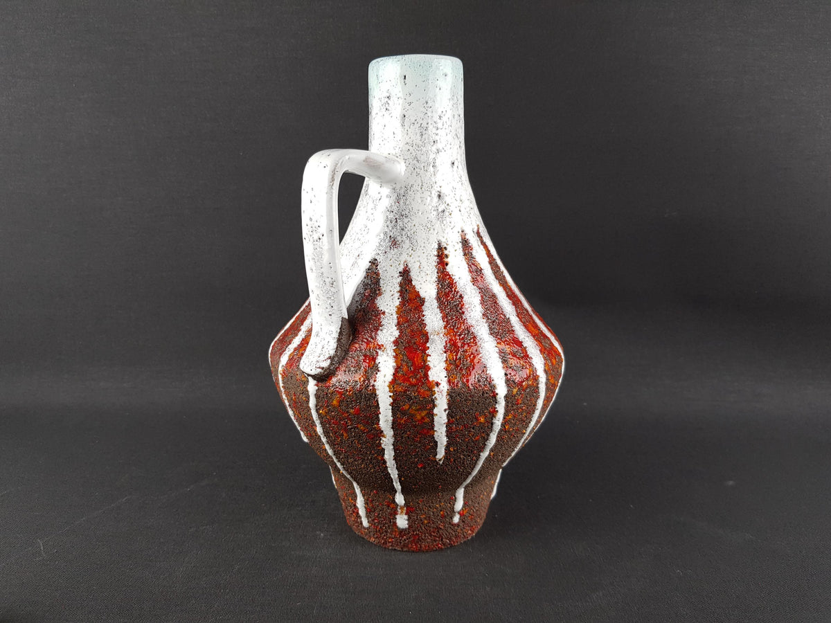 Vintage CERAMANO Ceramic Vase - Incrusta Decor - Hanns Welling 1950-60s - model 212