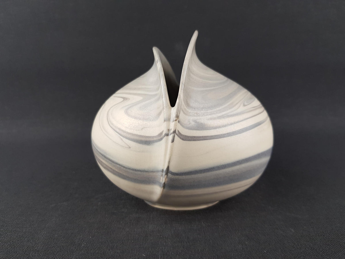 Vintage ROSENTHAL Studio Linie Queensberry Marble Venus Porcelain Vase by Uta Feyl 1970s 1980s