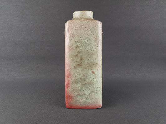 Vintage MOBACH Ceramic Green and Purple/ Pink Vase from Dutch Studio Pottery 1970s