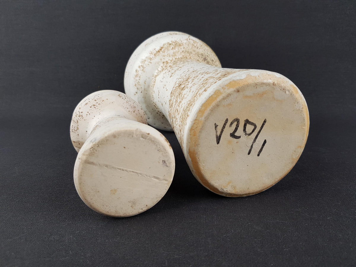 Set of 2 VEST KERAMIEK Ceramic Vintage Vases Dutch Pottery 1970s