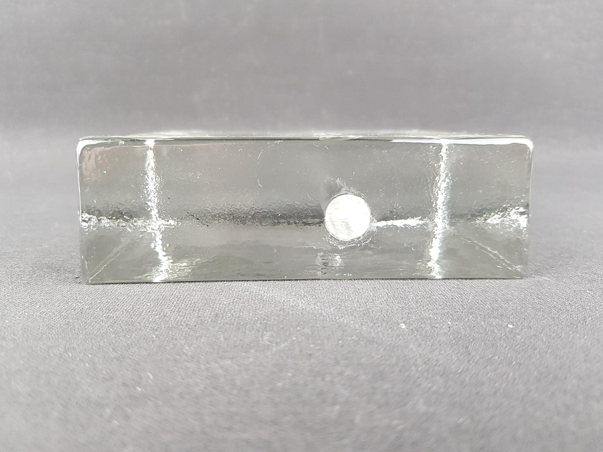 Vintage WIESENTHAL GLASHUTTE Clear Glass by Klaus Breit From Germany 1960s 1970s