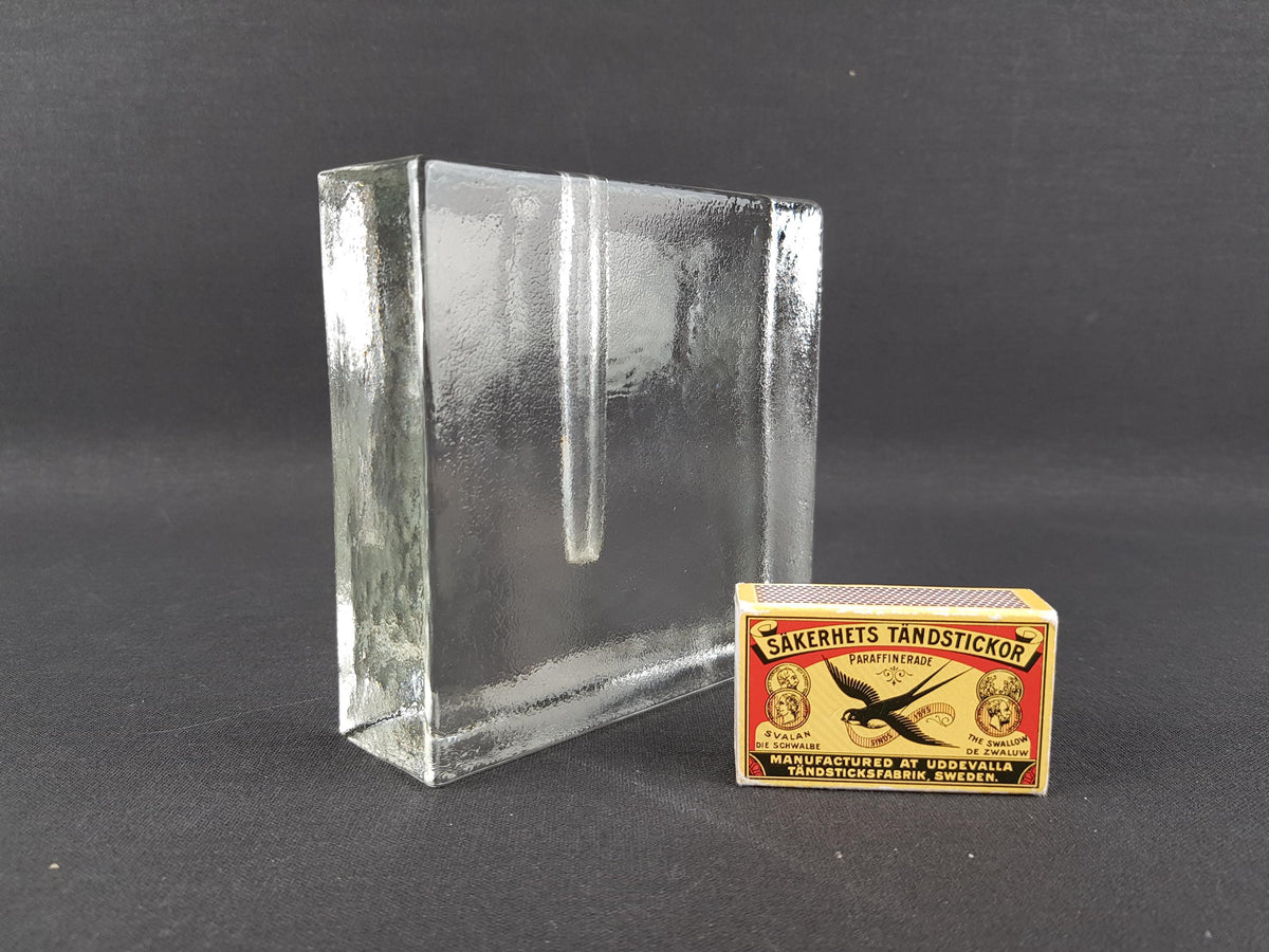 Vintage WIESENTHAL GLASHUTTE Clear Glass by Klaus Breit From Germany 1960s 1970s