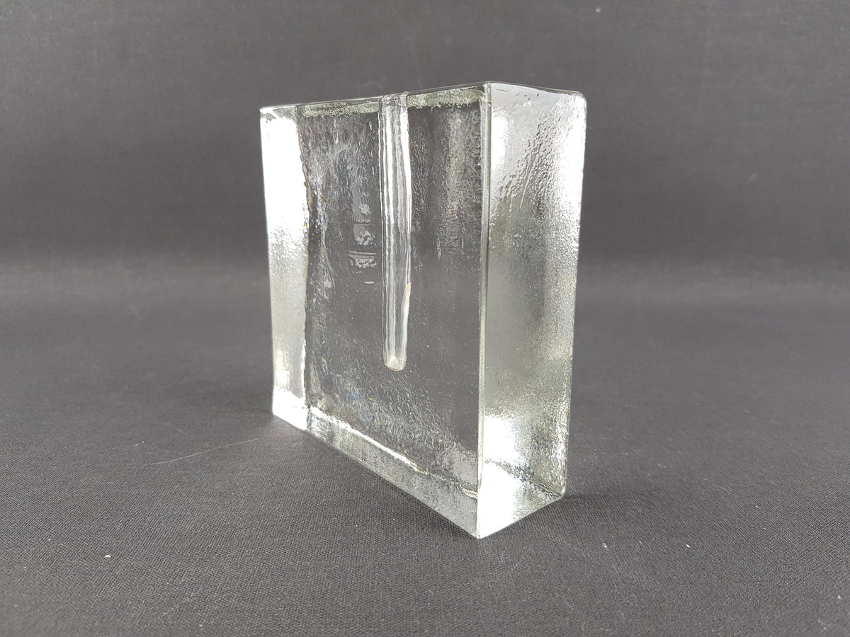 Vintage WIESENTHAL GLASHUTTE Clear Glass by Klaus Breit From Germany 1960s 1970s