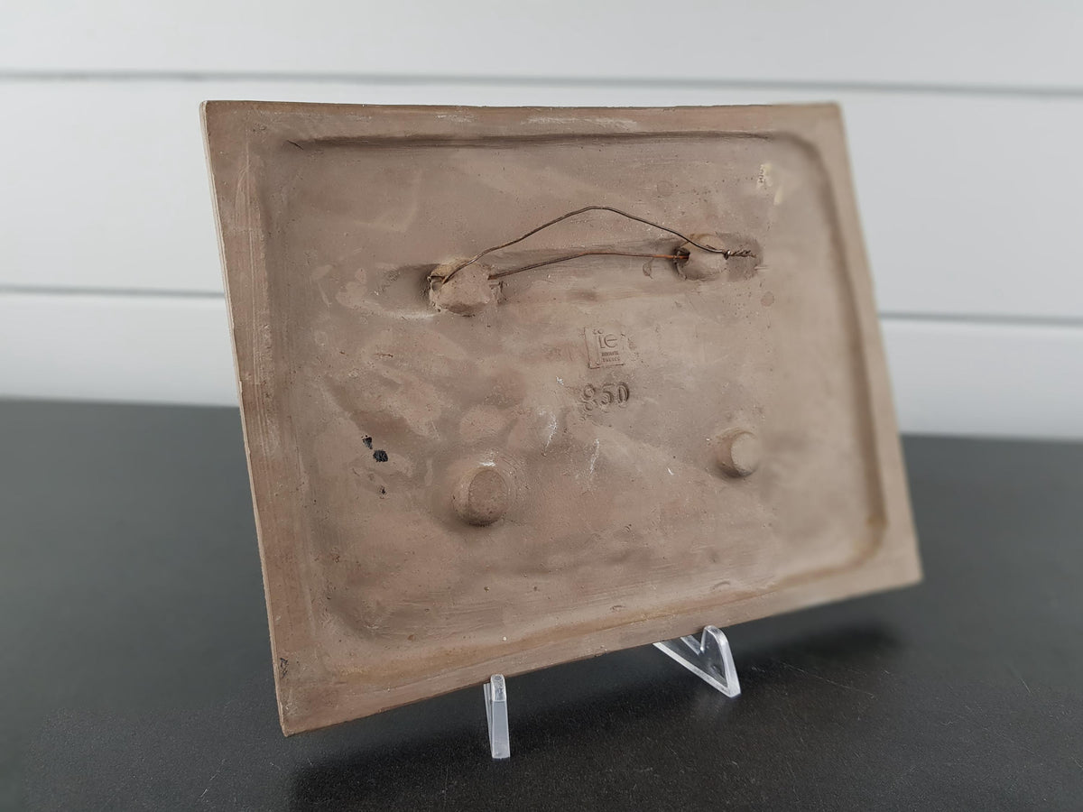 Vintage Scandinavian JIE GANTOFTA SWEDEN Wall Plate Flower decor 850 1960s