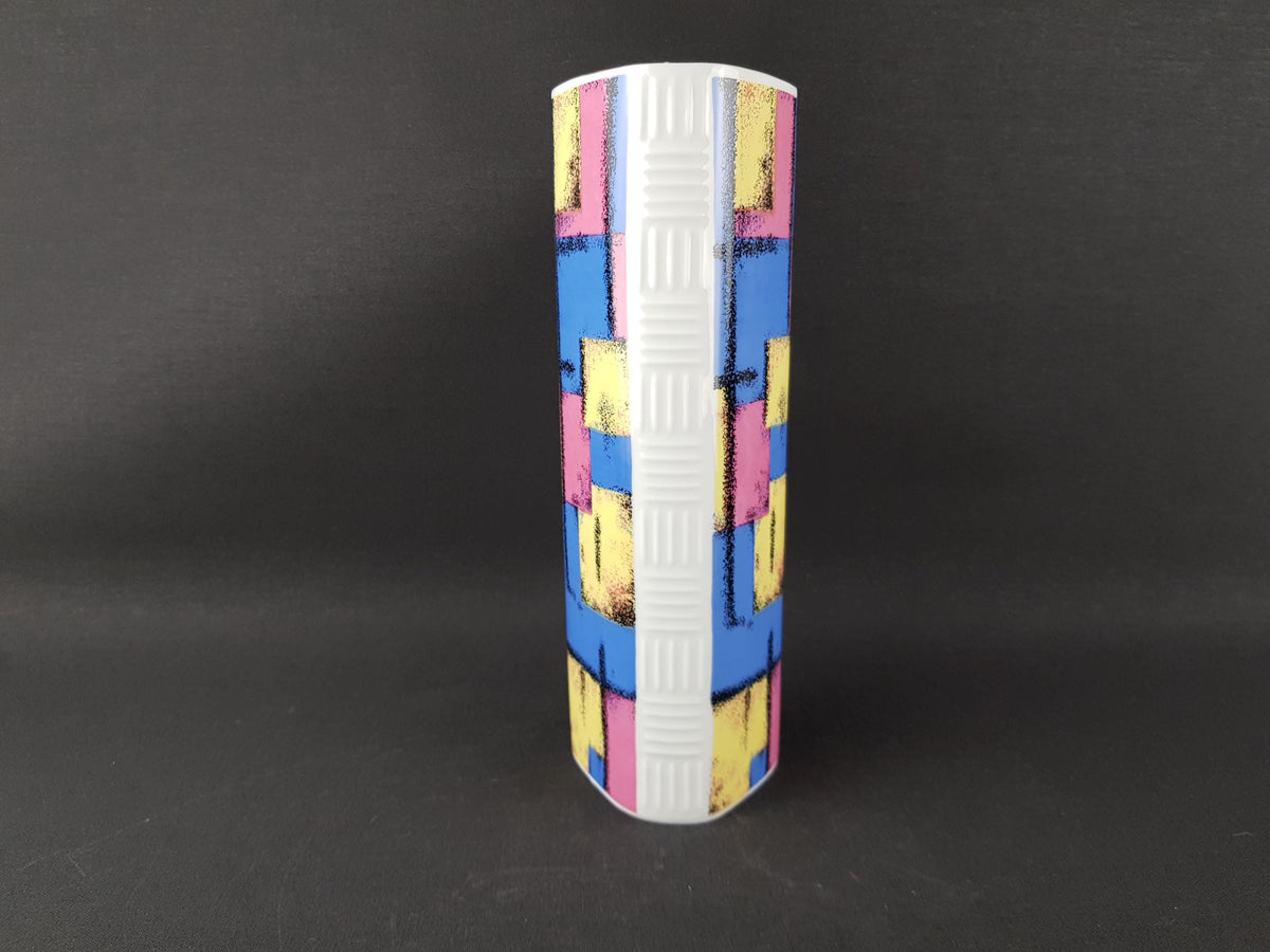 Vintage PMR JAEGER & CO Porcelain Vase West German Pottery Bavaria 60s 70s