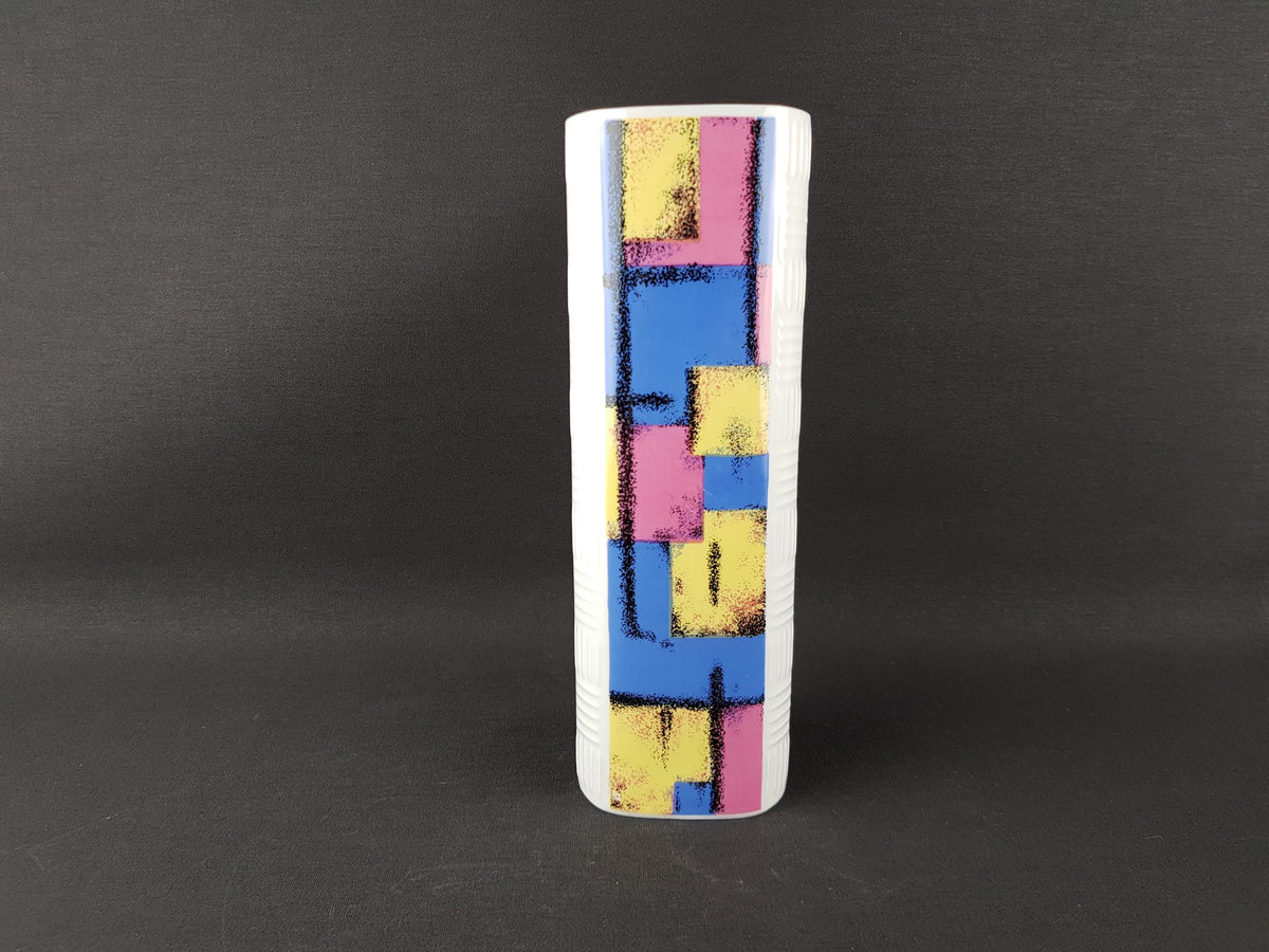 Vintage PMR JAEGER & CO Porcelain Vase West German Pottery Bavaria 60s 70s