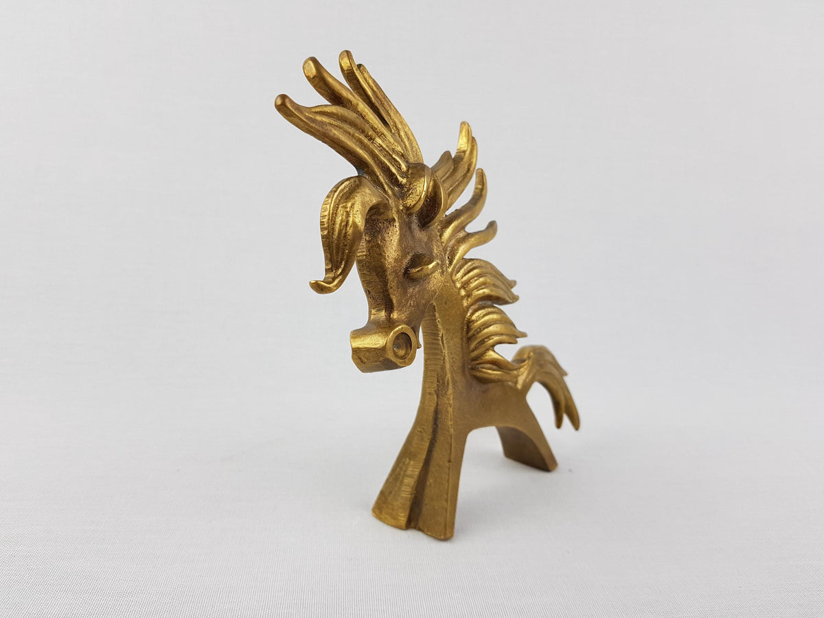 Vintage WALTER BOSSE Brass Horse for Hertha Baller Austrian Mid-century Design 1950s-60s