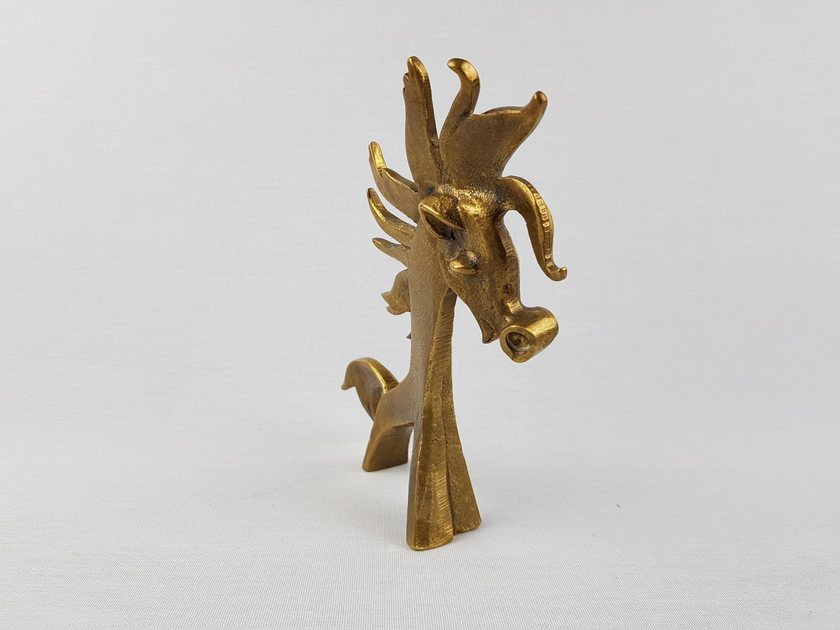 Vintage WALTER BOSSE Brass Horse for Hertha Baller Austrian Mid-century Design 1950s-60s