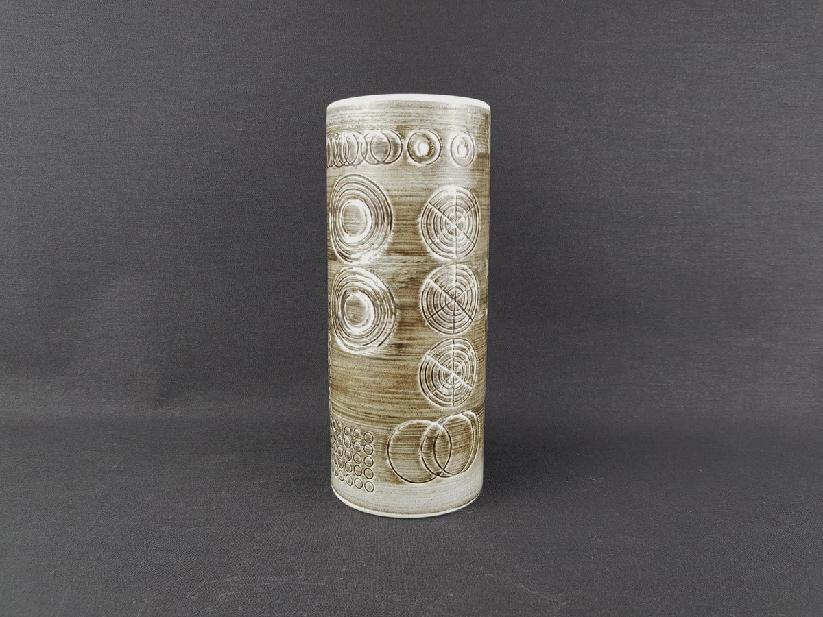 Vintage RÖRSTRAND SWEDEN Vase from Sarek Series by Olle Alberius 1960s