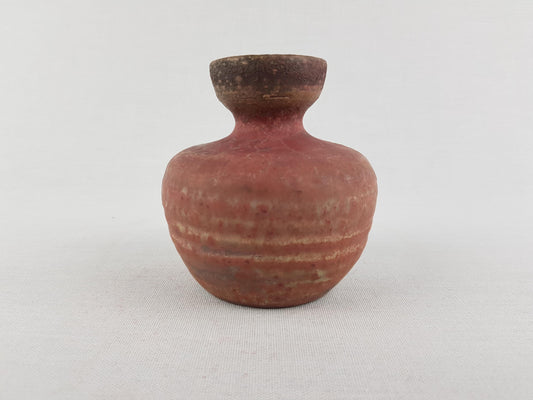 Small Vintage Mobach Keramiek Pink Studio Pottery Vase | Dutch Ceramic Vase 1960s 1970s | Mid Century Modern
