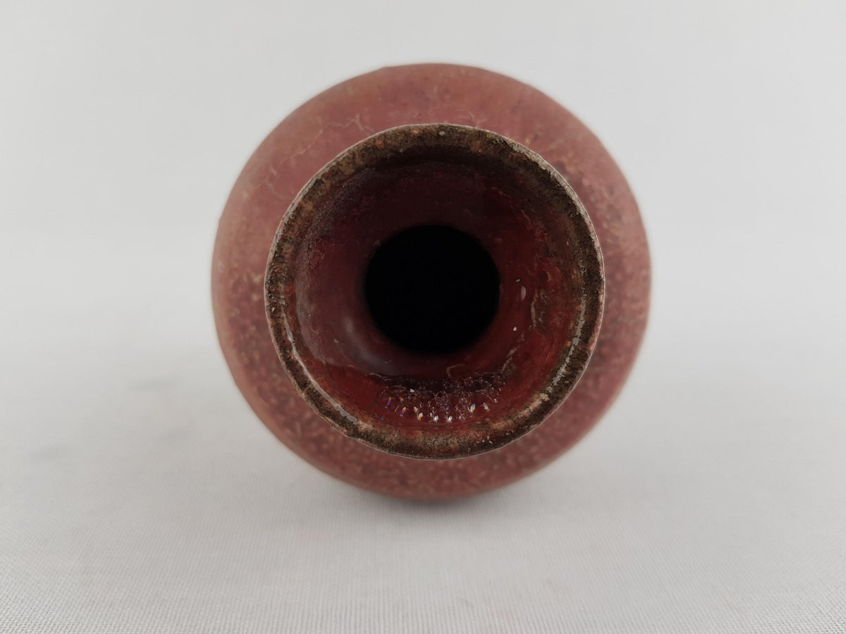 Small Vintage Mobach Keramiek Pink Studio Pottery Vase | Dutch Ceramic Vase 1960s 1970s | Mid Century Modern