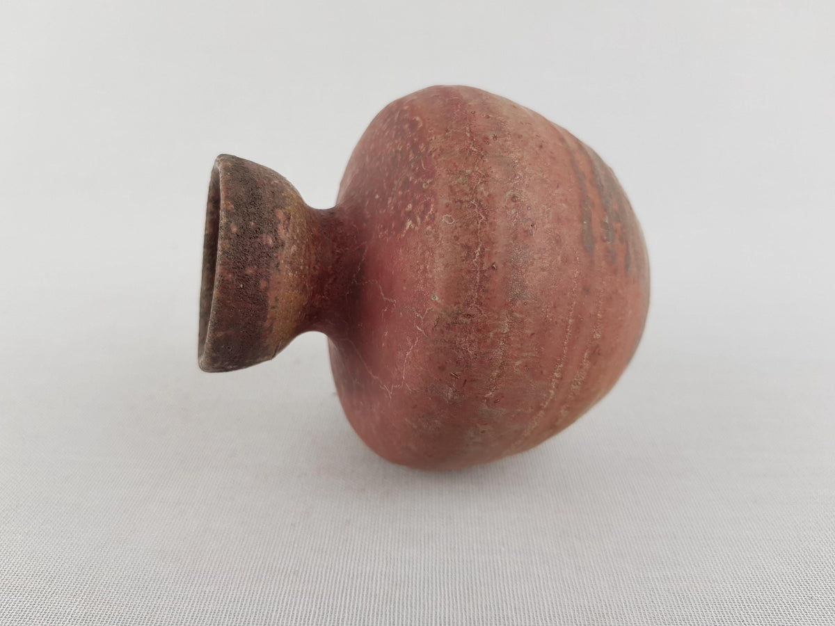 Small Vintage Mobach Keramiek Pink Studio Pottery Vase | Dutch Ceramic Vase 1960s 1970s | Mid Century Modern