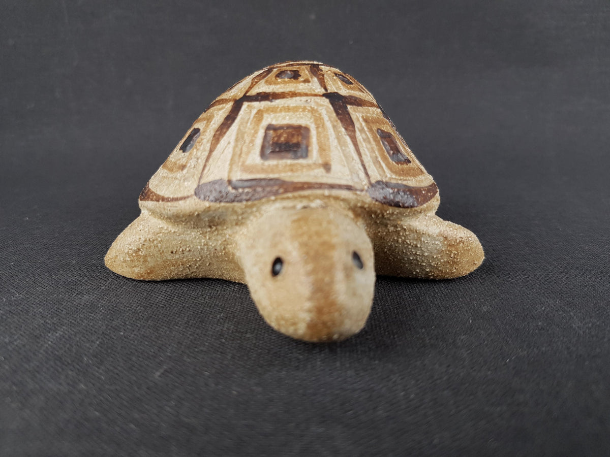 Vintage SGRAFO Turtle Figurine 1035 | by Peter Müller | West German Pottery 1970s