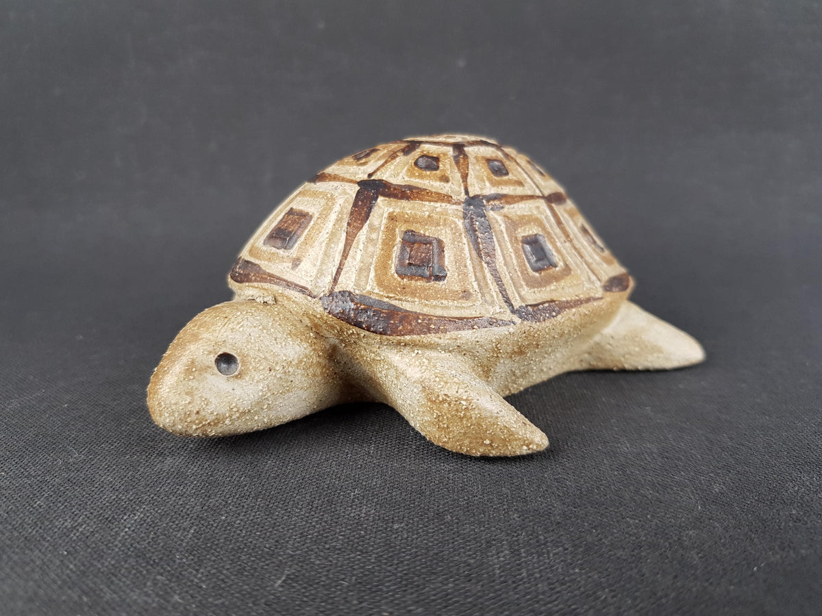 Vintage SGRAFO Turtle Figurine 1035 | by Peter Müller | West German Pottery 1970s