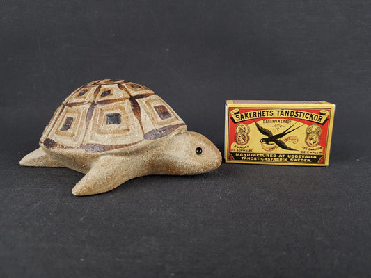 Vintage SGRAFO Turtle Figurine 1035 | by Peter Müller | West German Pottery 1970s