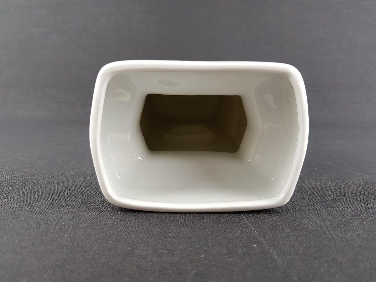 Vintage KERAFINA Porzellanfabrik White Biscuit Porcelain Vase from the Swing Series 796/26 – Royal KPM Bavaria – West Germany 1970's