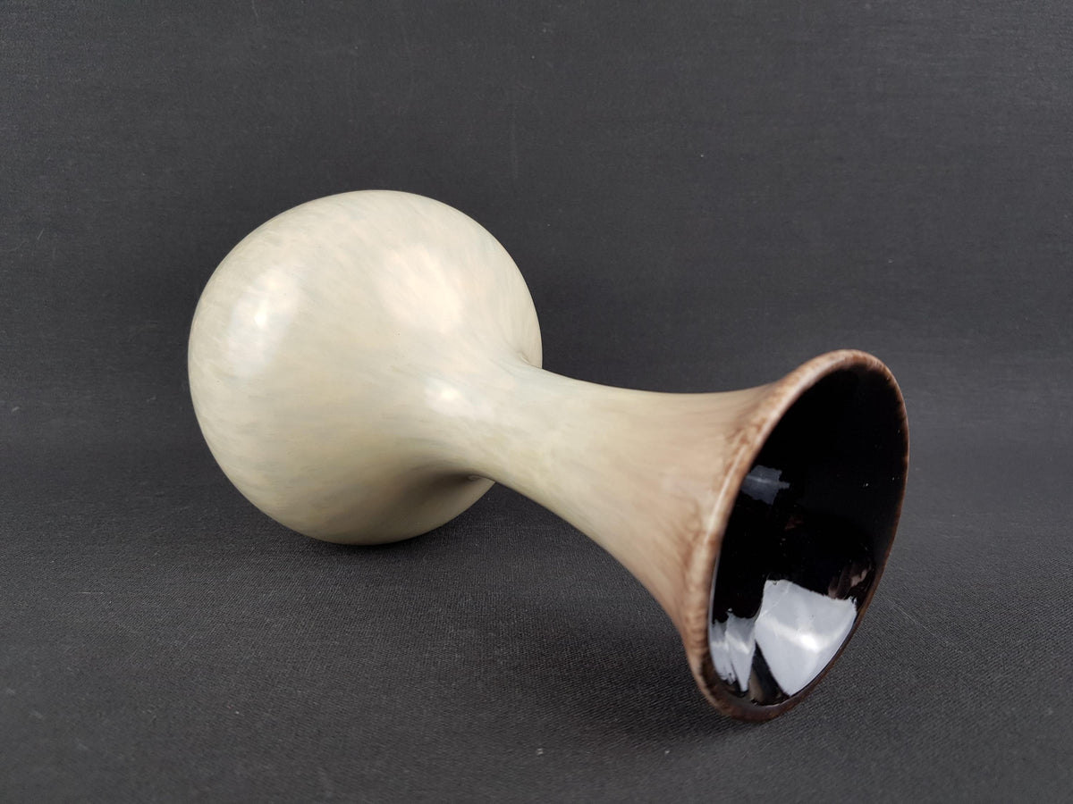 Vintage ECKHARDT & ENGLER Beige Vase Model 2007 West German Pottery 1950s