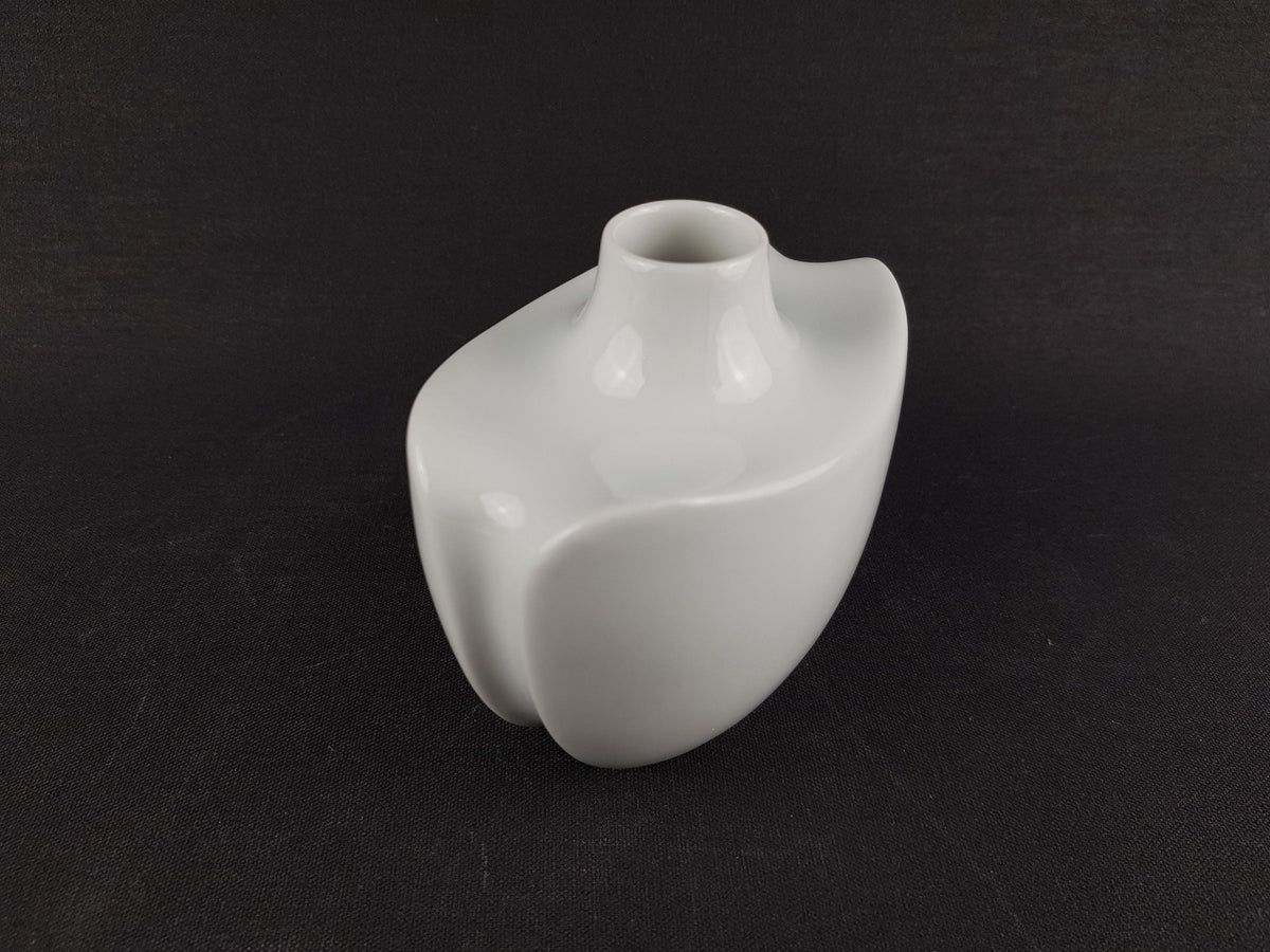 Vintage FURSTENBERG PORZELLAN White Vase by E.A. Sundermann 1970s