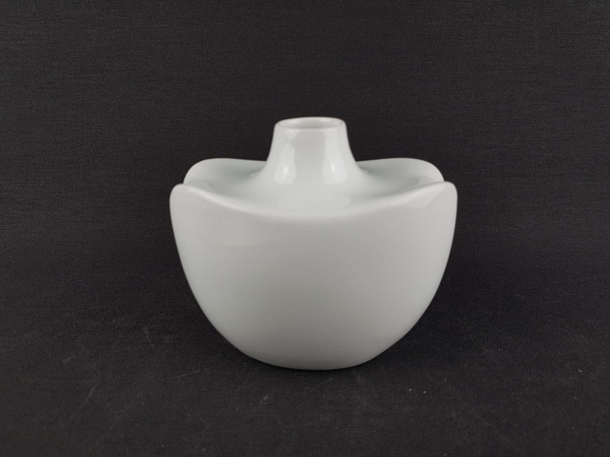 Vintage FURSTENBERG PORZELLAN White Vase by E.A. Sundermann 1970s