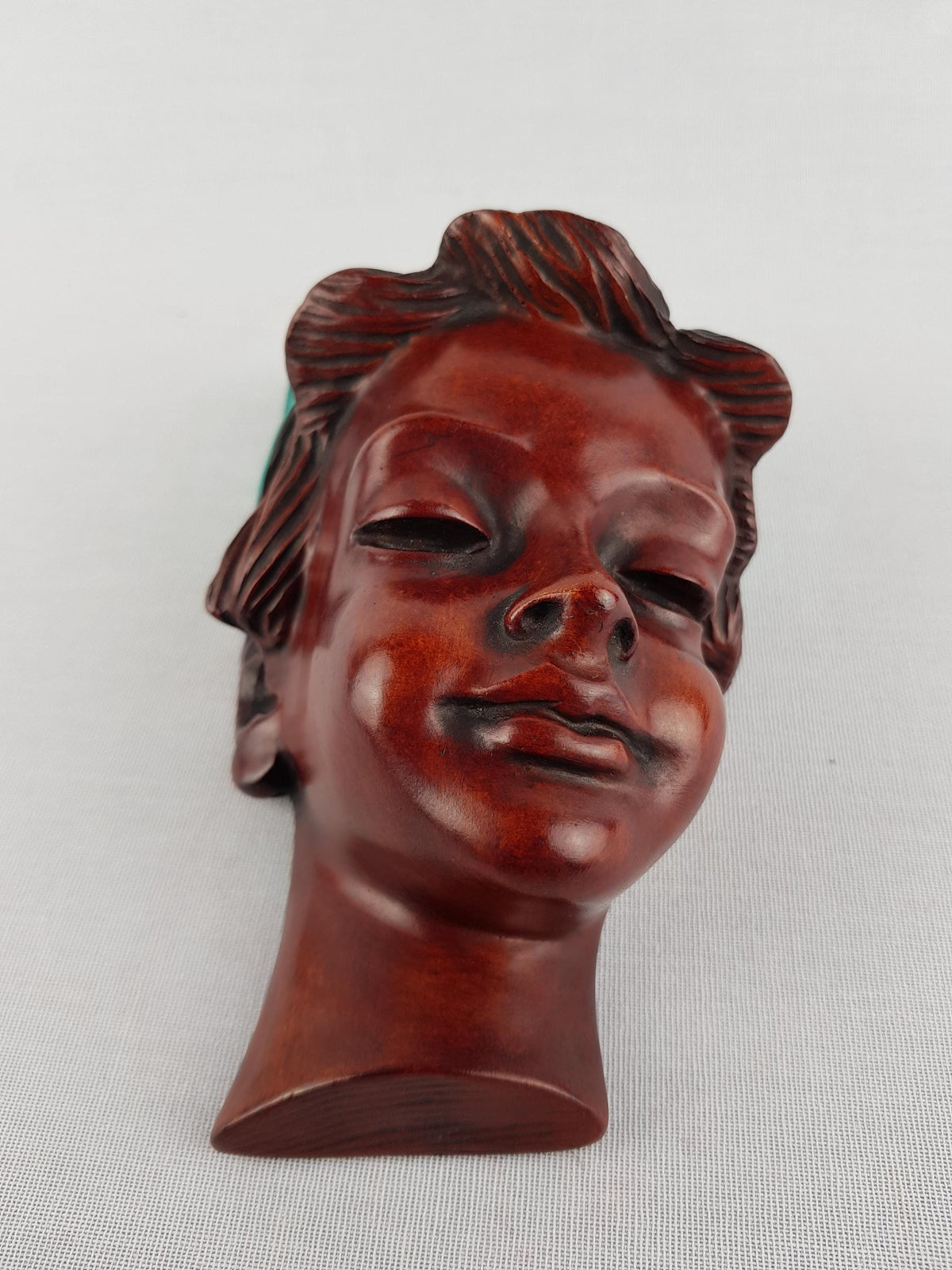 Vintage ACHATIT WERKSTÄTTEN Girl Wall Mask 1218 By Hans Schirmer from West Germany 1950s