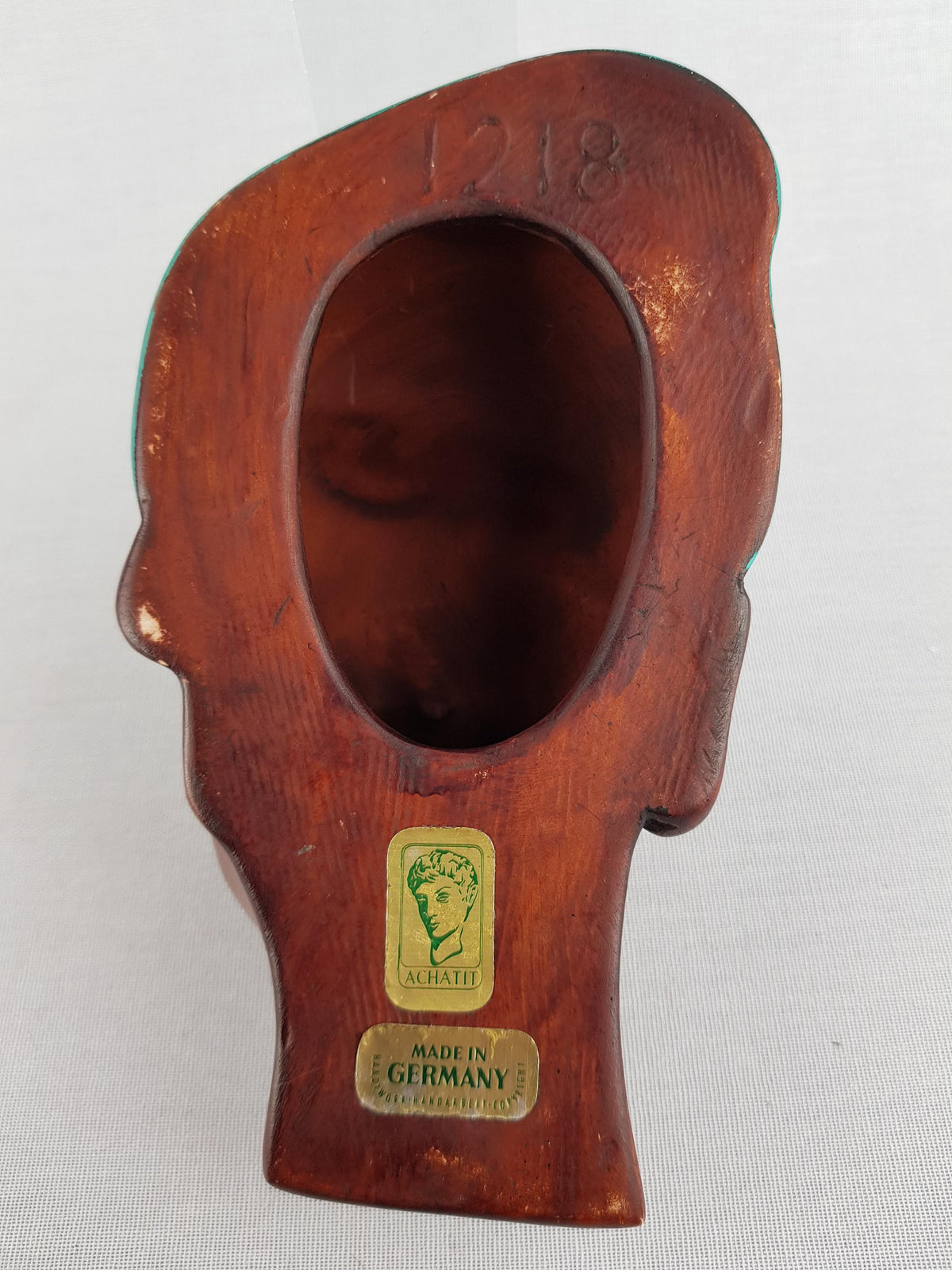 Vintage ACHATIT WERKSTÄTTEN Girl Wall Mask 1218 By Hans Schirmer from West Germany 1950s
