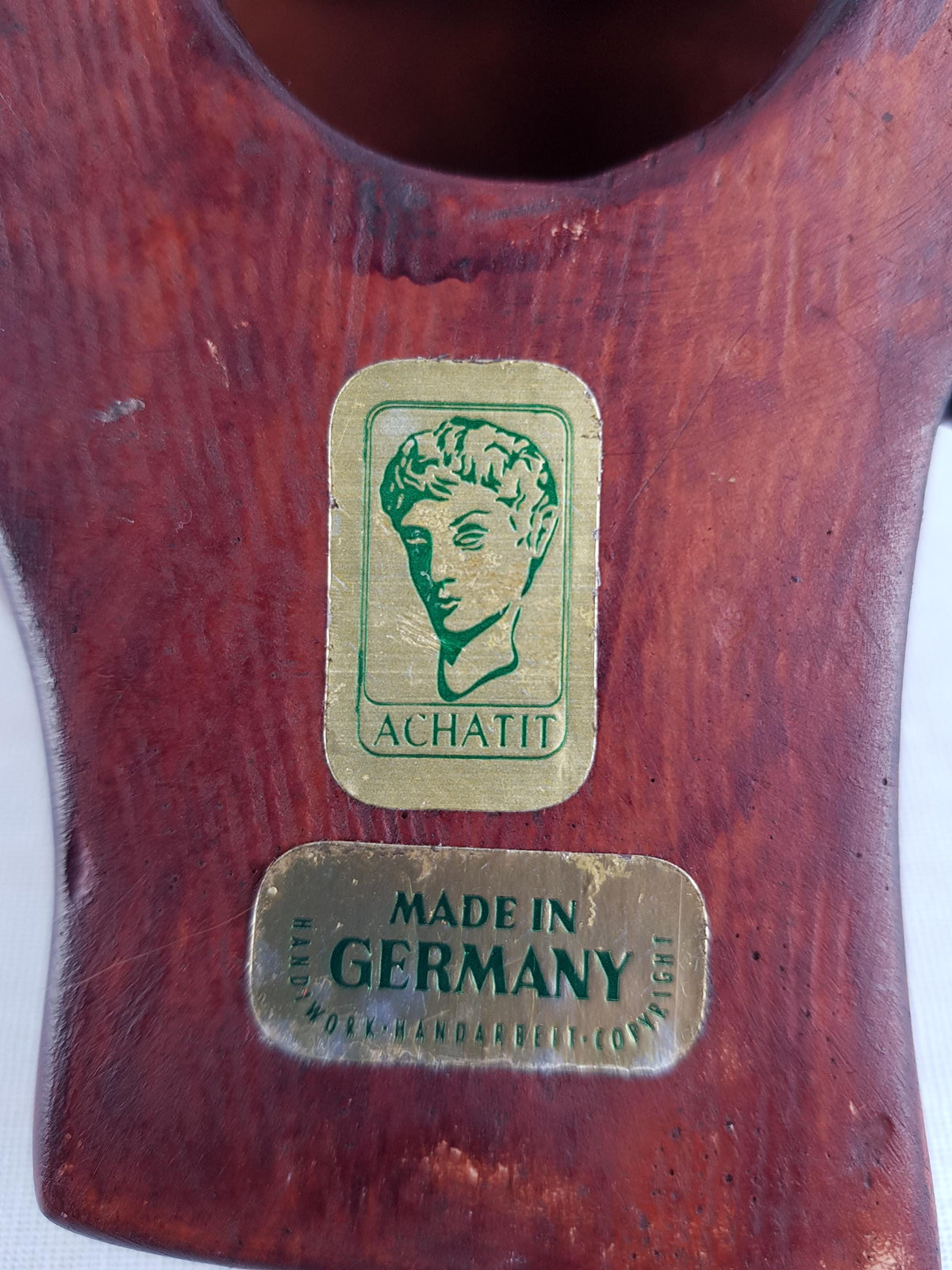 Vintage ACHATIT WERKSTÄTTEN Girl Wall Mask 1218 By Hans Schirmer from West Germany 1950s