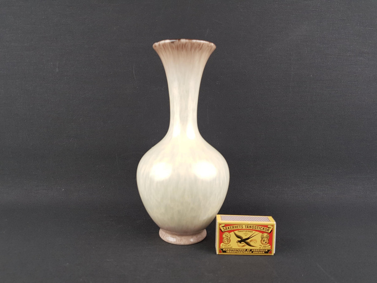 Vintage ECKHARDT & ENGLER Beige Vase Model 2007 West German Pottery 1950s