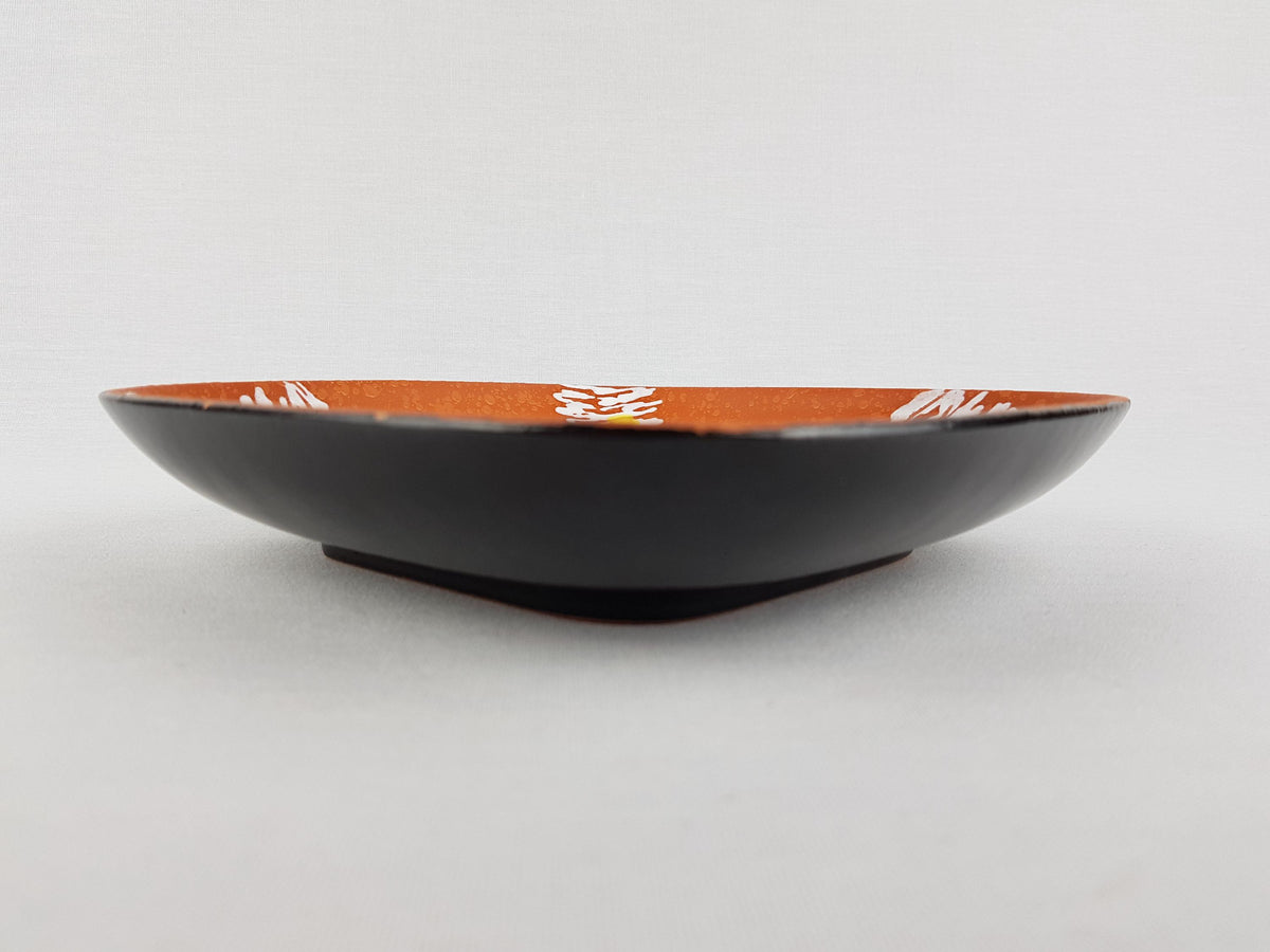 Vintage CARSTENS TONNIESHOF Brown Bowl/ Plate West German Pottery 1048/23 1950-60s