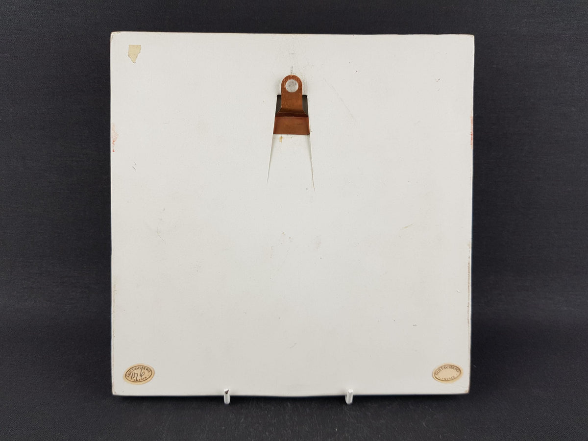 Vintage LISA LARSON for Gustavsberg, "Dam" Tile from the UNIK Series Sweden 1962-1967s