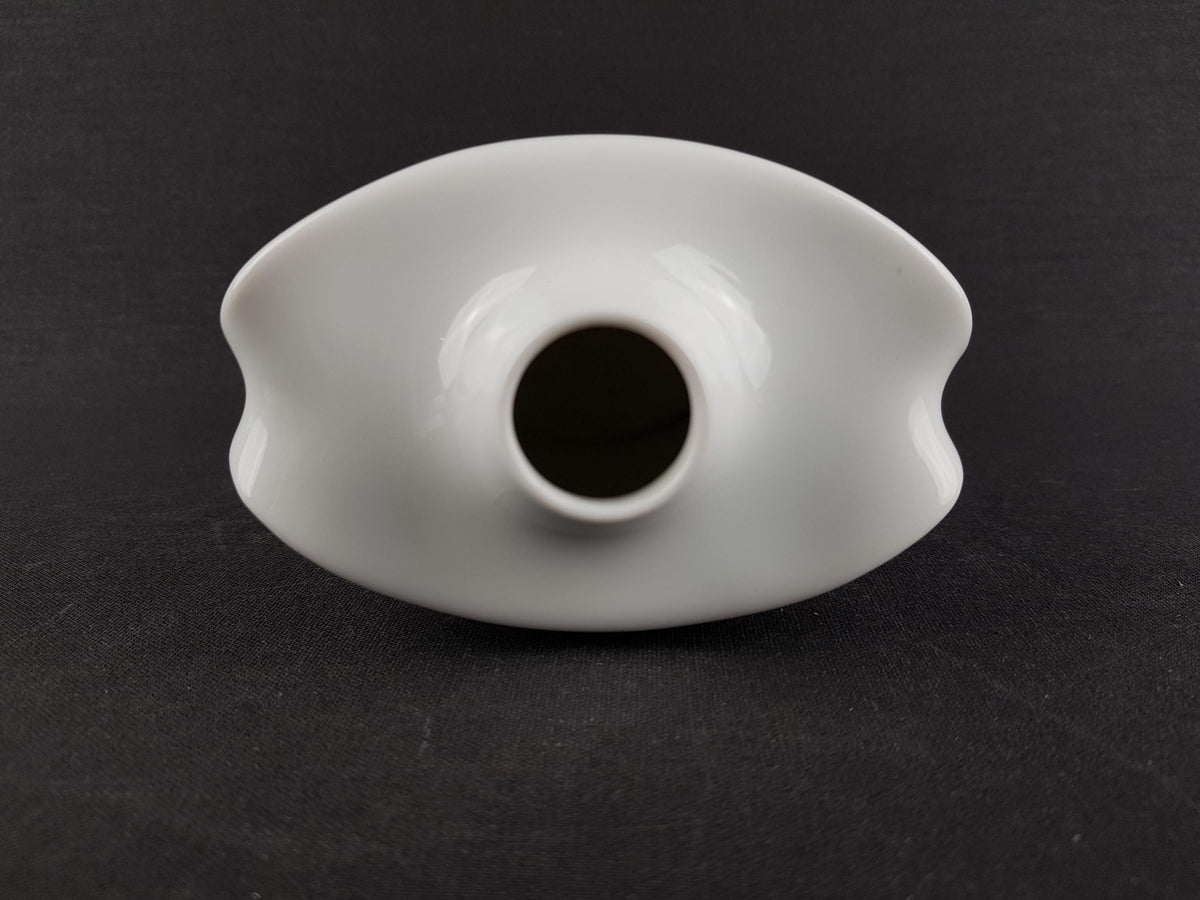 Vintage FURSTENBERG PORZELLAN White Vase by E.A. Sundermann 1970s