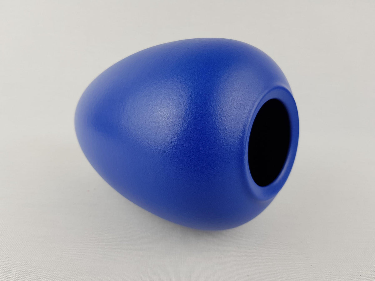 Vintage TONART VERVERS Cobalt Blue Vase German Pottery Westerwald 1990s