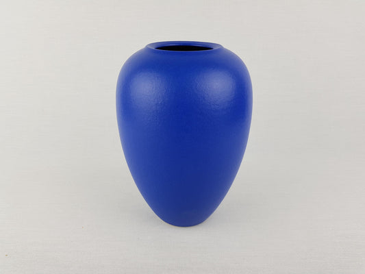 Vintage TONART VERVERS Cobalt Blue Vase German Pottery Westerwald 1990s