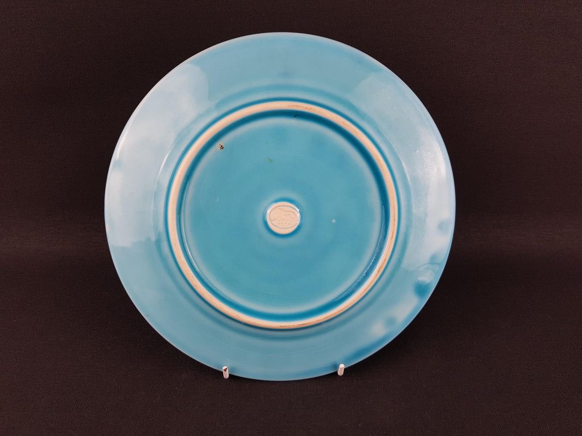 Vintage HUTSCHENREUTHER Psychedelic Colored Wall Plate Fat Lava Era West German Pottery 1970s