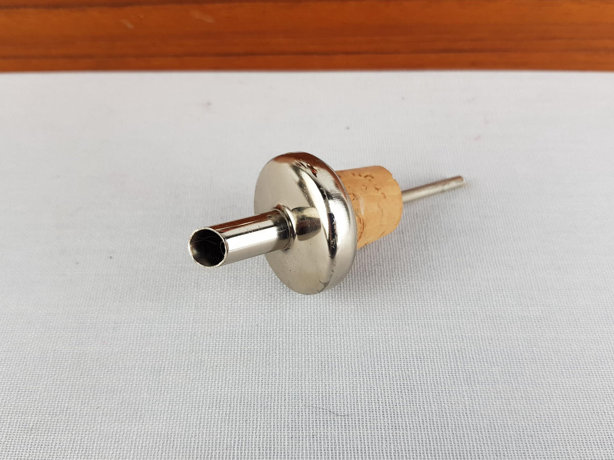 Set Of 6 Vintage TEAK BOLLING BOJESEN Cork Wine Bottle Stoppers Various People Decor Danish 1960s