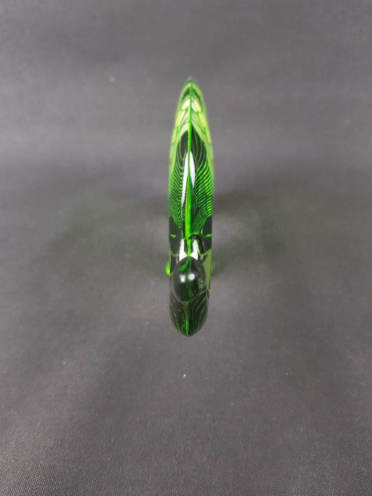 RARE -Vintage ABRAHAM PALATNIK Op Art Lucite Acryl Green Elephant Figurine Brasil Artemis Collection 1960-70