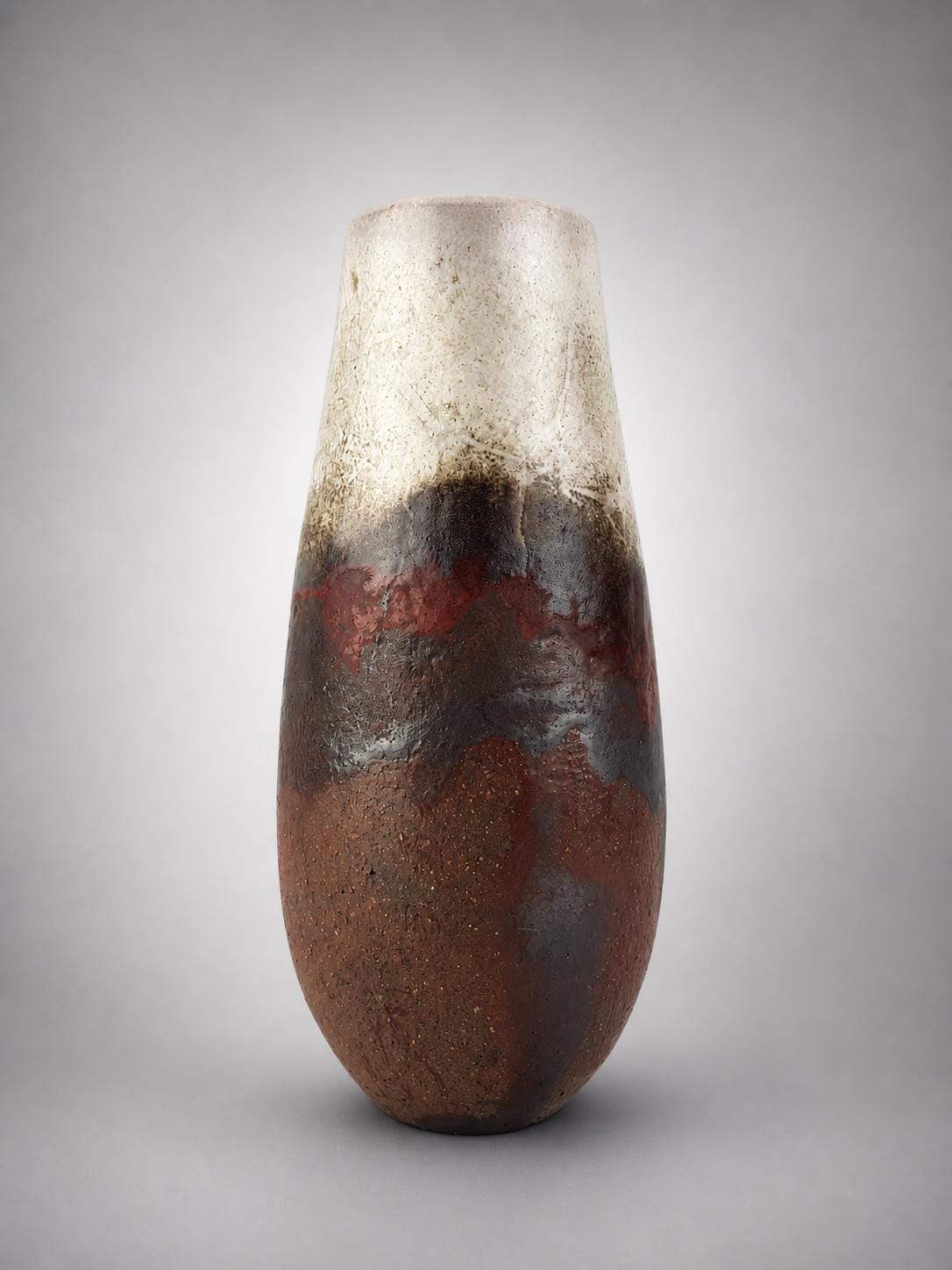 Rare 1950s OTTO MEIER Studio Art Pottery Vase | Museum Quality German Art Ceramics