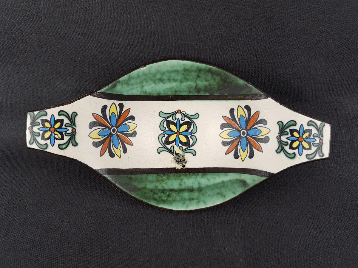 Vintage JASBA KERAMIK Handpainted Bowl "Schiras" Decor 665 20 West German Pottery 1950s