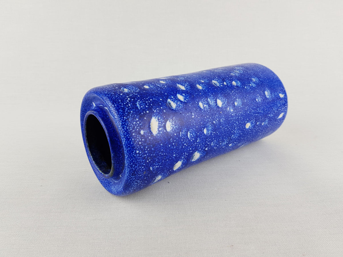 Vintage UNTERSTAB Kunst Töpferei Unterstab KTU Blue Vase Studio Art Pottery, East German Pottery 1960's