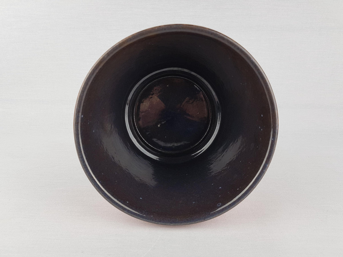 Vintage JOPEKO KERAMIK Red and Black Fat Lava Planter / Flower Pot with "Lava" Decor West German Pottery 1970s