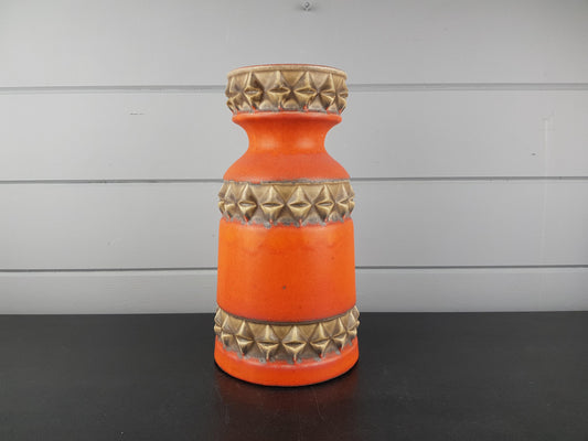 Vintage Übelacker (Ü-Keramik) Orange Vase – Model 1320/30 – West German Pottery – 1970s