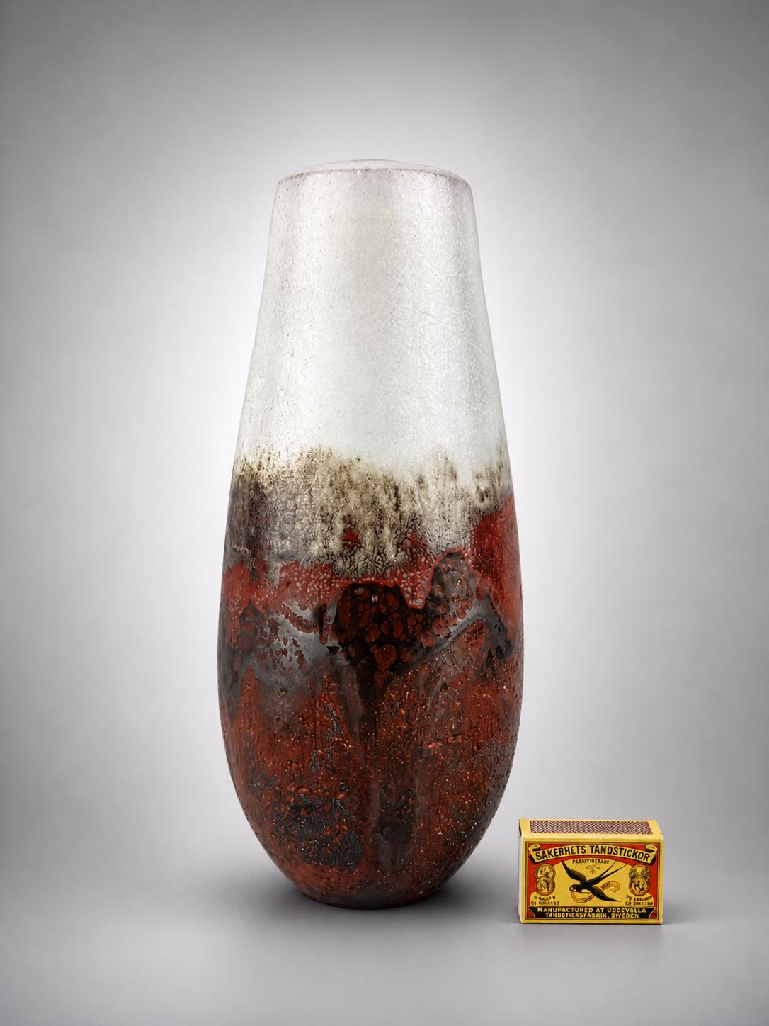 Rare 1950s OTTO MEIER Studio Art Pottery Vase | Museum Quality German Art Ceramics