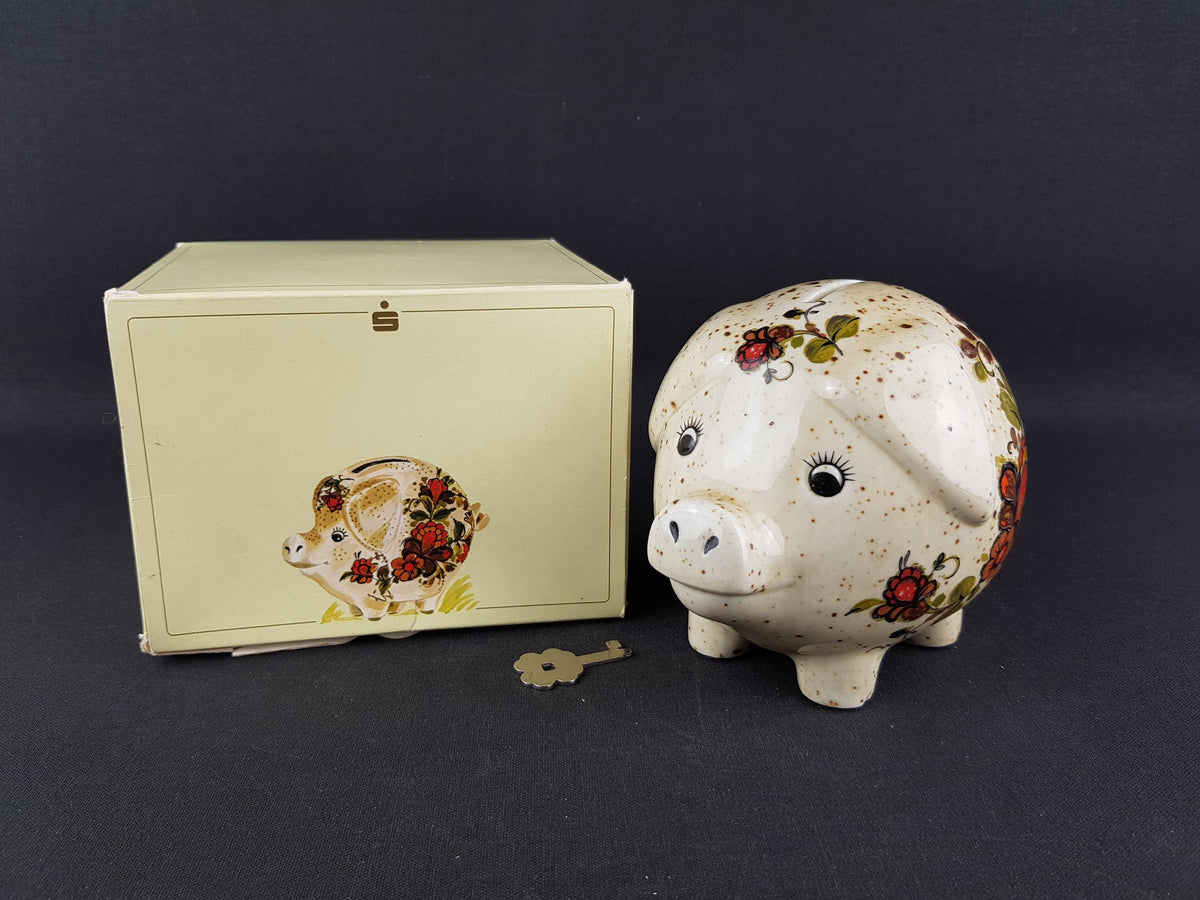 Vintage SPARKASSE (German Savings Bank) Money Box Piggy Bank 1970's
