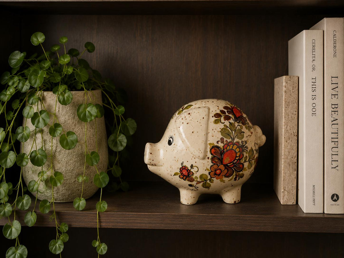 Vintage SPARKASSE (German Savings Bank) Money Box Piggy Bank 1970's