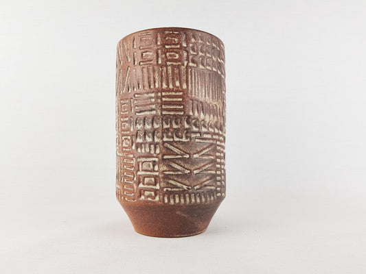 Vintage LU KLOPFER - Johann Lipp Mering Studio Art Pottery Ceramic Vase West Germany 1960s