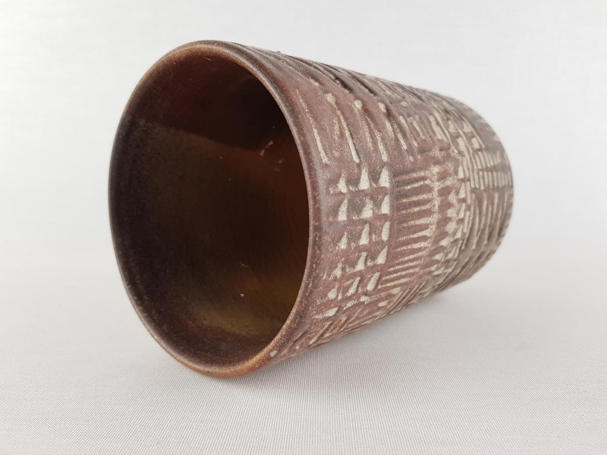 Vintage LU KLOPFER - Johann Lipp Mering Studio Art Pottery Ceramic Vase West Germany 1960s
