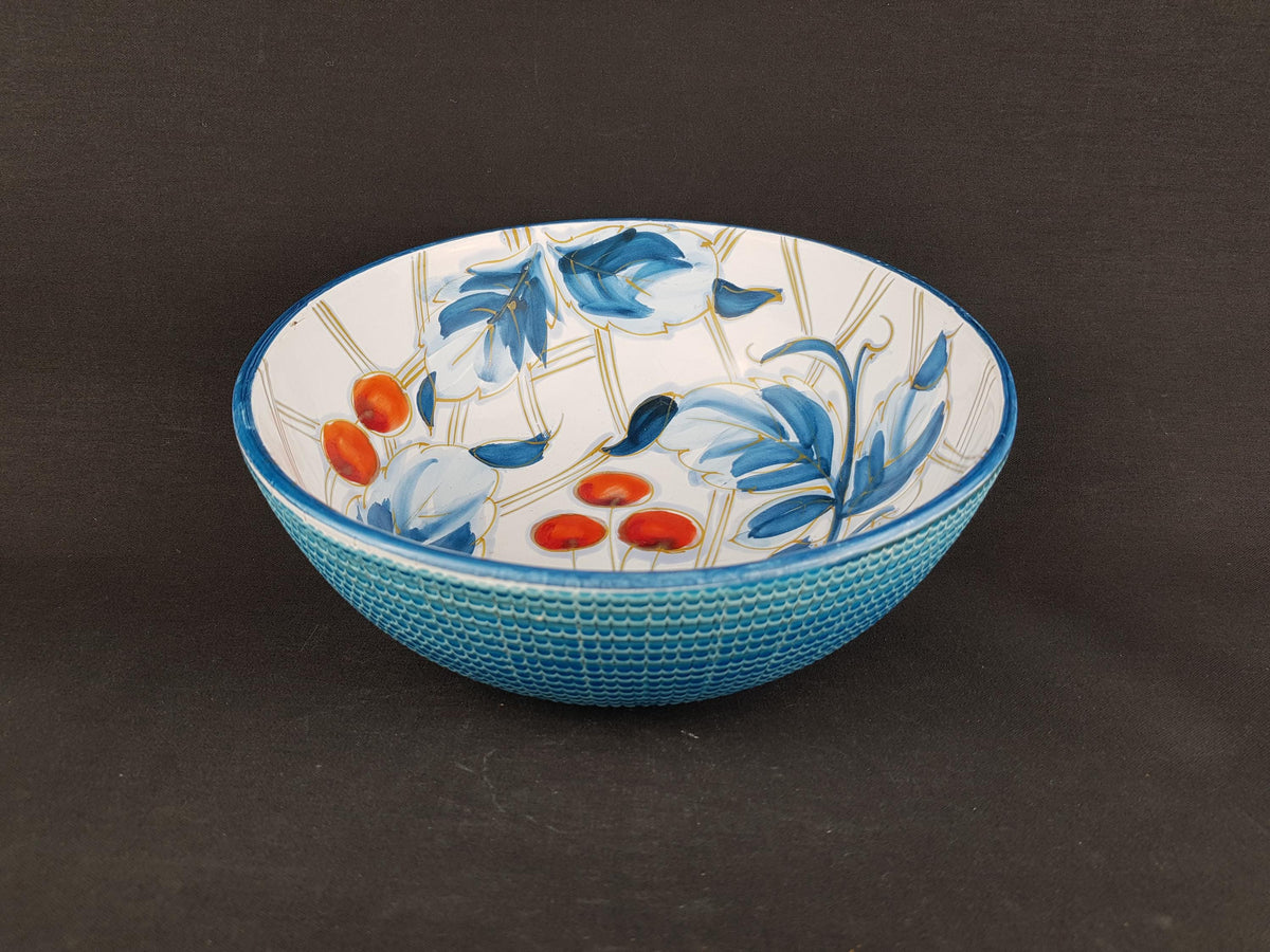 Vintage BITOSSI Fruit Bowl Model 717 Italian Pottery 1960s