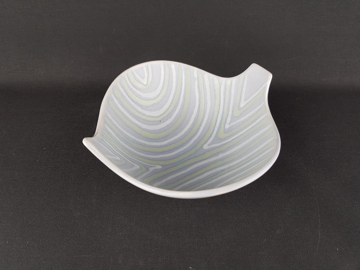 Vintage DÜMLER & BREIDEN Grey Green Ceramic Bowl 308-20 West German Pottery 1960s Mid Century Modern