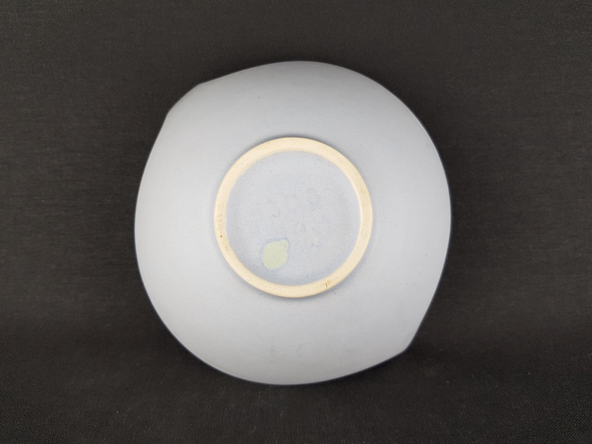 Vintage DÜMLER & BREIDEN Grey Green Ceramic Bowl 308-20 West German Pottery 1960s Mid Century Modern